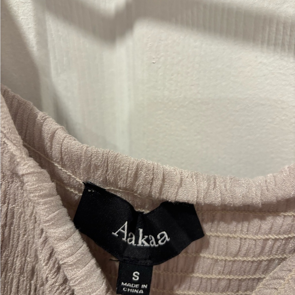 Vici ( Aakaa) Beige Maxi Dress size Small NWT - Picture 9 of 12